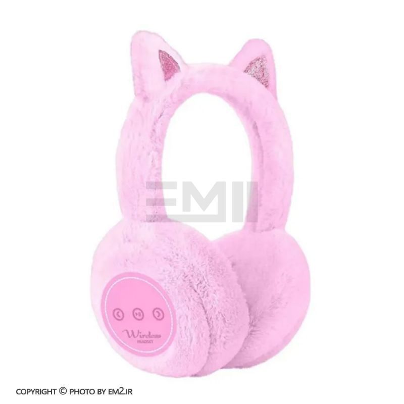 هدفون بلوتوث مدل AH-802C گربه ای